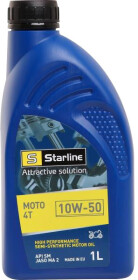 Моторное масло 4T Starline Moto 10W-50 полусинтетическое