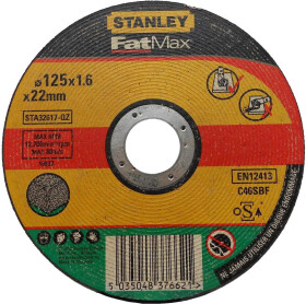 Круг отрезной Stanley FatMax STA32617-QZ 125 мм