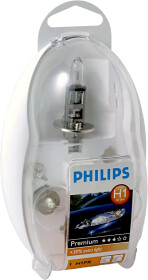 Автолампа Philips Premium H1 P14,5s 55 W прозрачная 55472EKKM