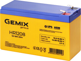 Аккумулятор для ИБП Gemix HR1208 12 V 8 Ач