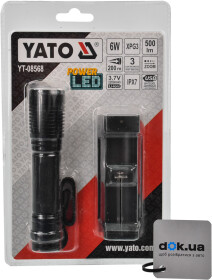 Тактический фонарь Yato YT-08568