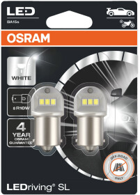 Автолампа Osram LEDriving SL R5W BA15s 0,5 W 5007DWP02B