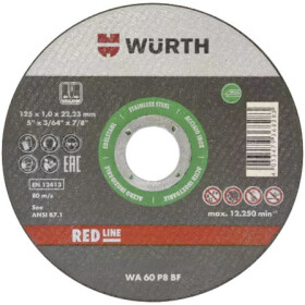 Круг отрезной Würth Red Line 0669230126 125 мм