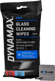 Серветки Dynamax DXG4 Glass Cleaning Wipes 618503 з нетканого матеріалу 24 шт