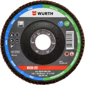 Круг пелюстковий Würth Red Line 0579580321 125 мм