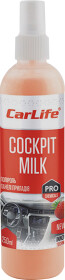 Полироль для салона Carlife Cockpit Milk клубника 250 мл
