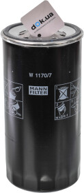 Масляный фильтр Mann W 1170/7