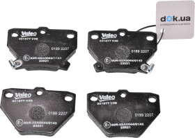 Тормозные колодки Valeo 301577