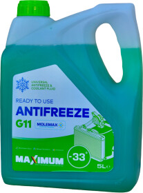 Готовий антифриз Maximum Anti-Freeze G11 зелений -33 °C
