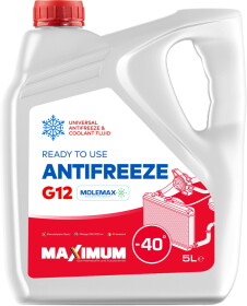 Готовый антифриз Maximum Anti-Freeze G12 красный -40 °C