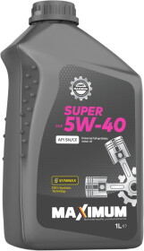 Моторна олива Maximum Super 5W-40 синтетична