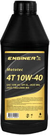 Моторное масло 4T ENGINER Mototec 10W-40 полусинтетическое