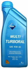 Моторное масло Aral Turboral 15W-40 минеральное