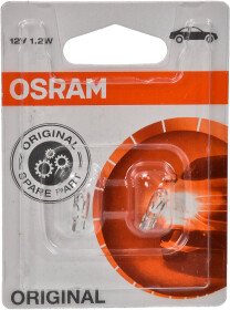 Автолампа Osram Original W1,2W W2x4,6d 1,2 W прозрачная 272102b