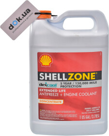 Концентрат антифризу Shell Shell Zone Dex-Cool Extended Life G12 червоний