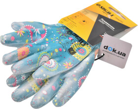 Рукавички робочі Sigma трикотажні з поліуретановим покриттям сині