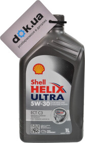 Моторное масло Shell Helix Ultra ECT C3 5W-30 синтетическое