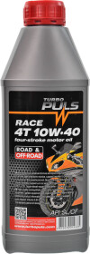 Моторное масло 4T Turbo Puls Race 10W-40 полусинтетическое