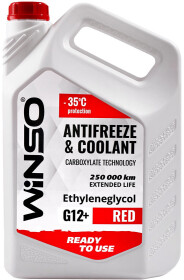 Готовый антифриз Winso G12+ красный -35 °C