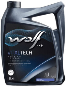 Моторна олива Wolf Vitaltech 10W-40 напівсинтетична