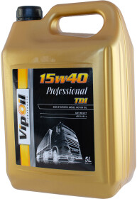 Моторна олива VIPOIL Professional TDI 15W-40 напівсинтетична