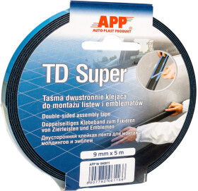 Двосторонній скотч App TD Super 040811 9 мм х 5 м