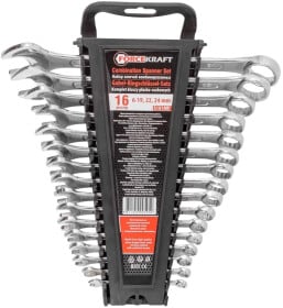 Набор ключей накидных Forcekraft FK-5161MP 6-24 мм 16 шт