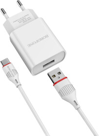 Сетевое зарядное устройство Borofone BA20A Sharp BA20ACW 10,5 Вт