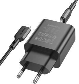 Мережевий зарядний пристрій Borofone BA71A Power BA71ACLB 20 Вт