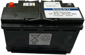 Аккумулятор Volvo 6 CT-80-R AGM-VRLA 31652065