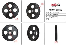 Насос ГУР MSG ci011pul