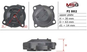 Насос ГУР MSG fi002uplate