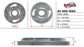 Насос ГУР MSG ki005lplate
