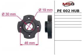 Насос ГУР MSG pe002hub