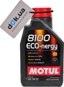 Моторное масло Motul 8100 Eco-Nergy 0W-30 синтетическое