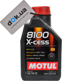 Моторна олива Motul 8100 X-Cess 5W-30 синтетична