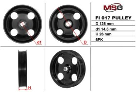 Насос ГУР MSG FI017PUL