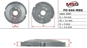 Насос ГУР MSG FO044UPLATE