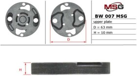 Насос ГУР MSG BW007UPLATE