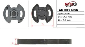 Насос ГУР MSG AU001UPLATE