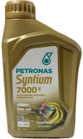 Моторное масло Petronas Syntium 7000 E 0W-40 синтетическое