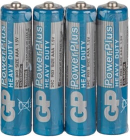 Батарейка GP PowerPlus Heavy Duty 24S-S4 AAA (мизинчиковая) 1,5 V 4 шт