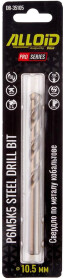 Свердло Alloid спіральне по металу ProSeries DB-35105 10.5 мм