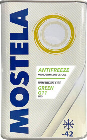 Готовий антифриз Mostela G11 зелений -42 °C