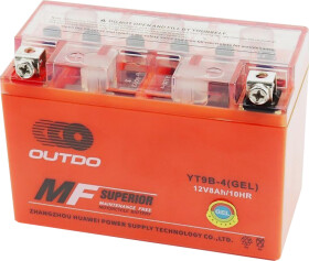 Аккумулятор Outdo 6 CT-8-L YT9B-4GEL