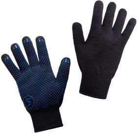 Рукавички робочі Vitol Premium 8511 хб + поліестер з точками ПВХ чорні