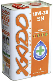 Моторное масло Xado Atomic Oil SN 10W-30 минеральное