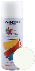 Аэрозольная краска Winso Fly Color белый RAL 9010 глянцевая 450 мл