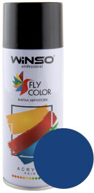 Аерозольна фарба Winso Fly Color тирлично-синя RAL 5010 глянсова 450 мл