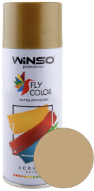 Аэрозольная краска Winso Fly Color золотой металлик 450 мл